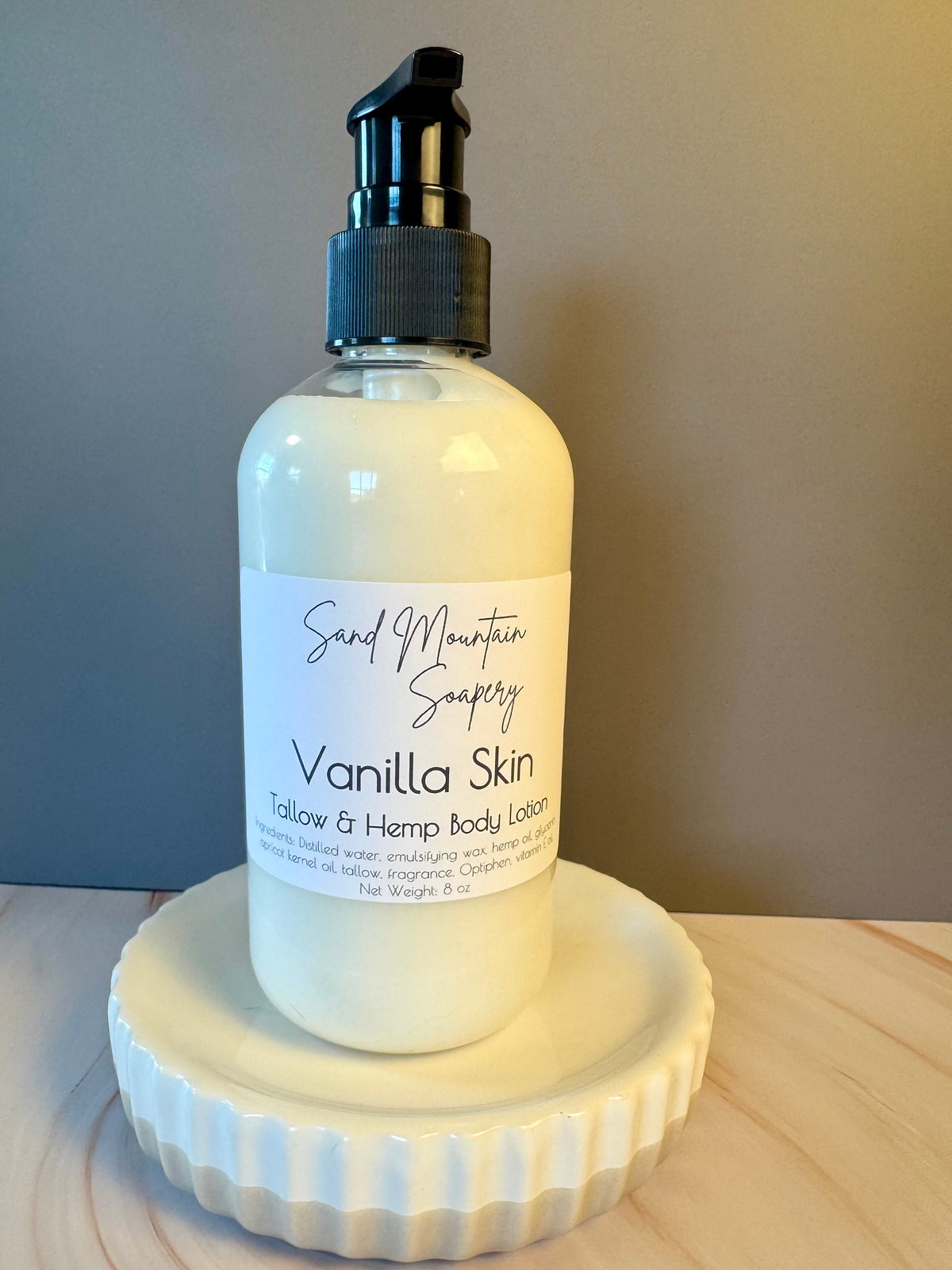 Vanilla Skin Tallow and Hemp Body Lotion