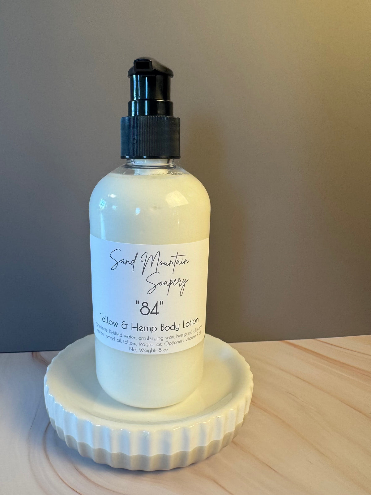 “84” Tallow and Hemp Body Lotion