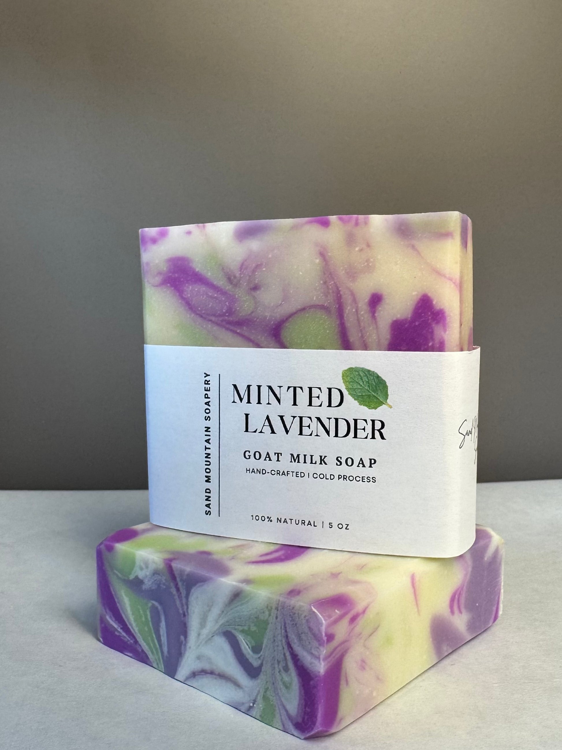 Minted Lavender Essential Oil & Goat Milk Soap