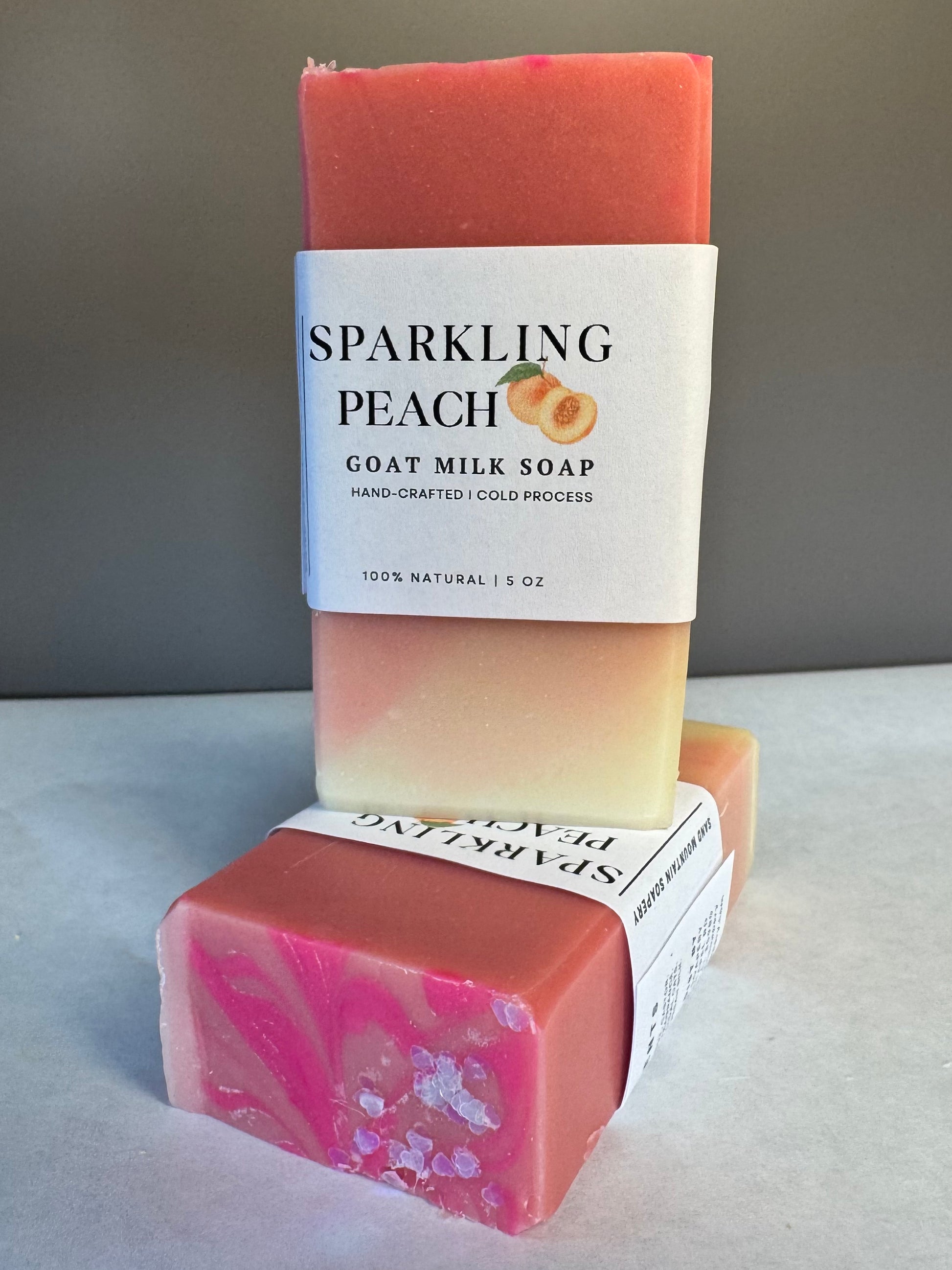 Sparkling Peach Goat Milk Soap