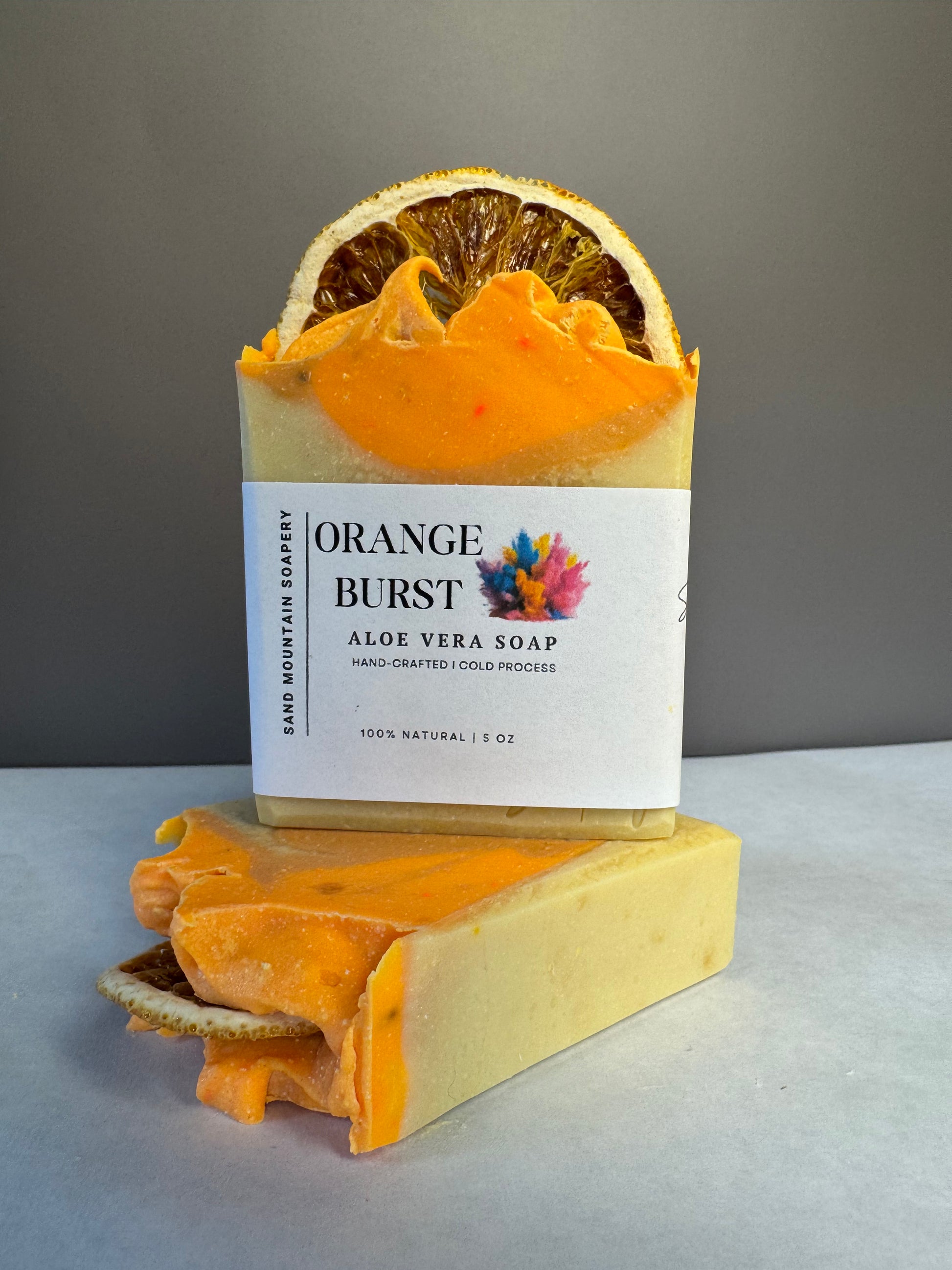 Orange Burst Aloe Vera Soap